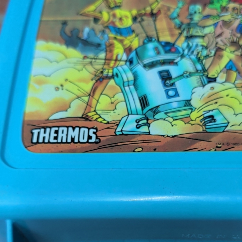 Thermos Bright Turquoise Star Wars Droids Lunchbox - Picture 2 of 8